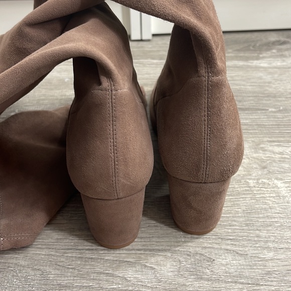 Stuart Weitzman Over Knee Boot Genna 60 Taupe size 7 - Picture 6 of 7